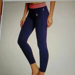 FREE PEOPLE TOP AND BOTTOM NAVY BLUE & PINK